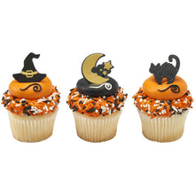 Load image into Gallery viewer, Witching Hour cupcake rings 12 pack