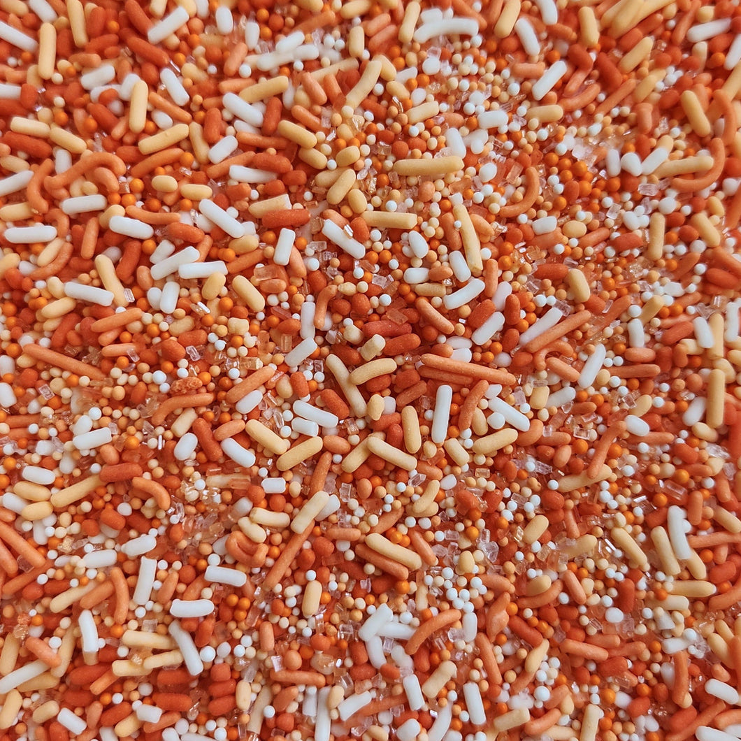 Orange Monochromatic(ish) sprinkle mix