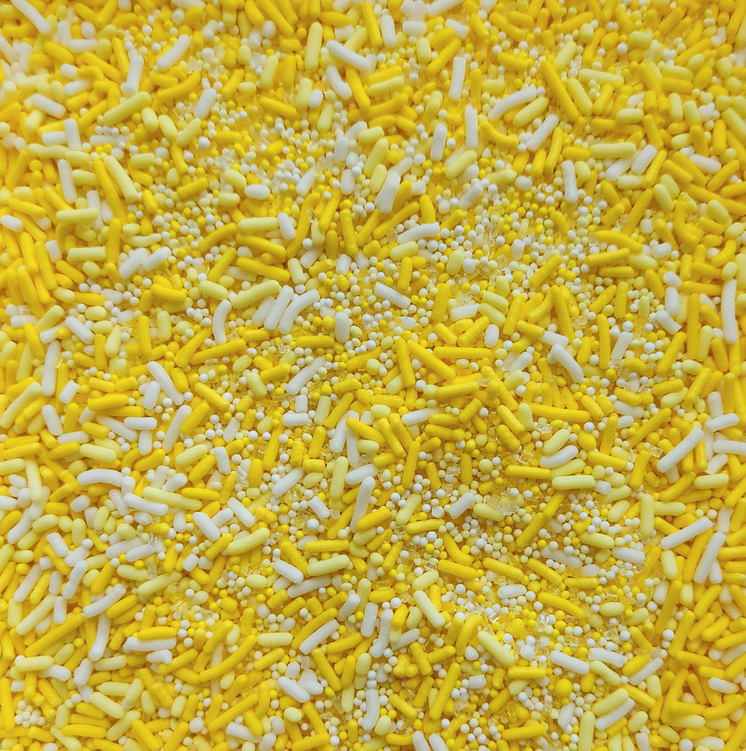 Yellow Monochromatic(ish) sprinkle mix