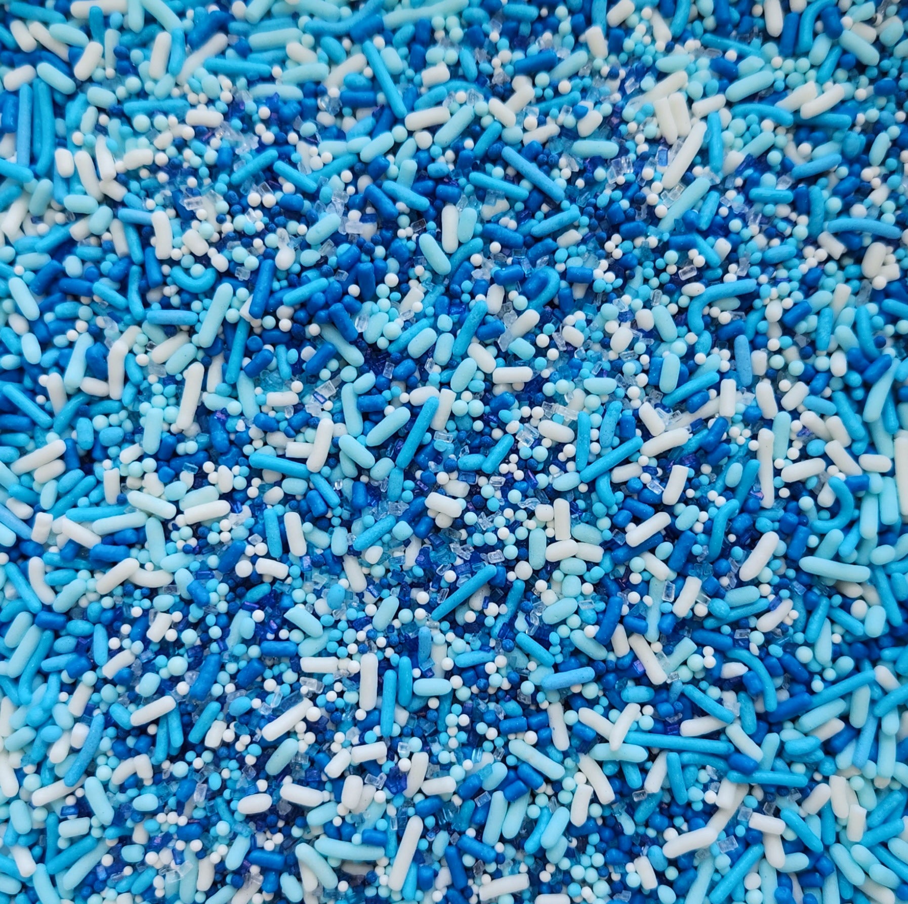 Sprinkle Rice Blue Blue Monochromatic(ish) sprinkle mix – Delta Sprinkles