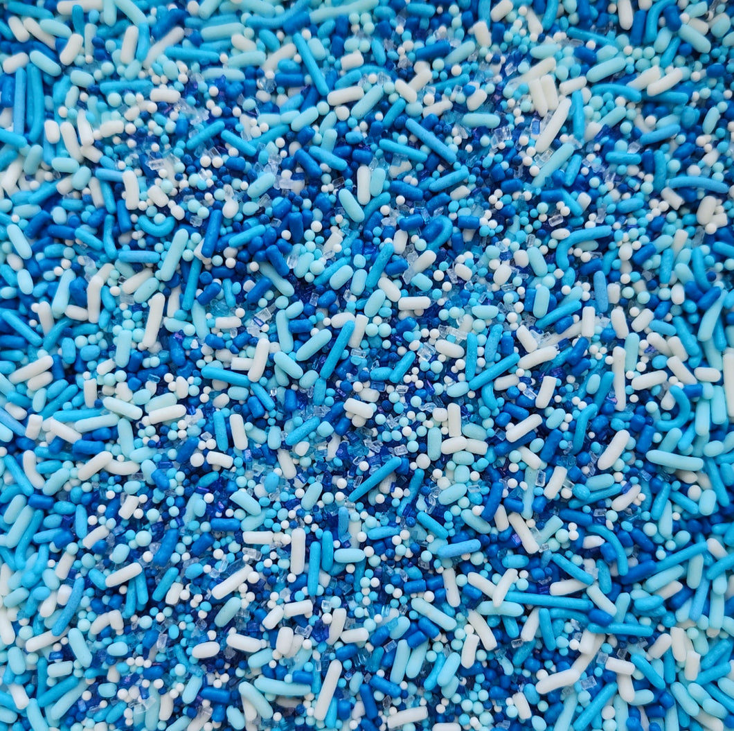 Blue Monochromatic(ish) sprinkle mix