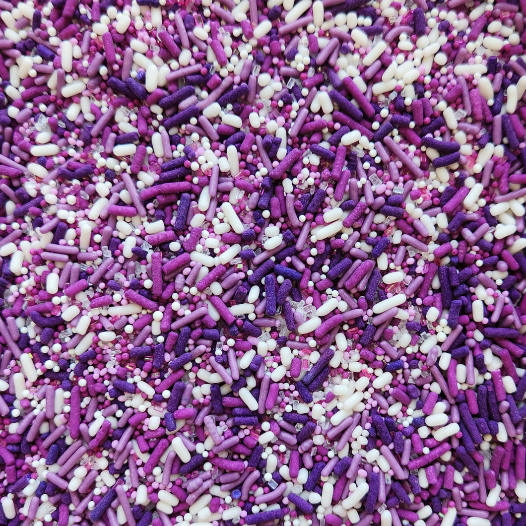 Plum Monochromatic(ish) sprinkle mix