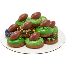 Load image into Gallery viewer, Football cupcake rings 12 pack
