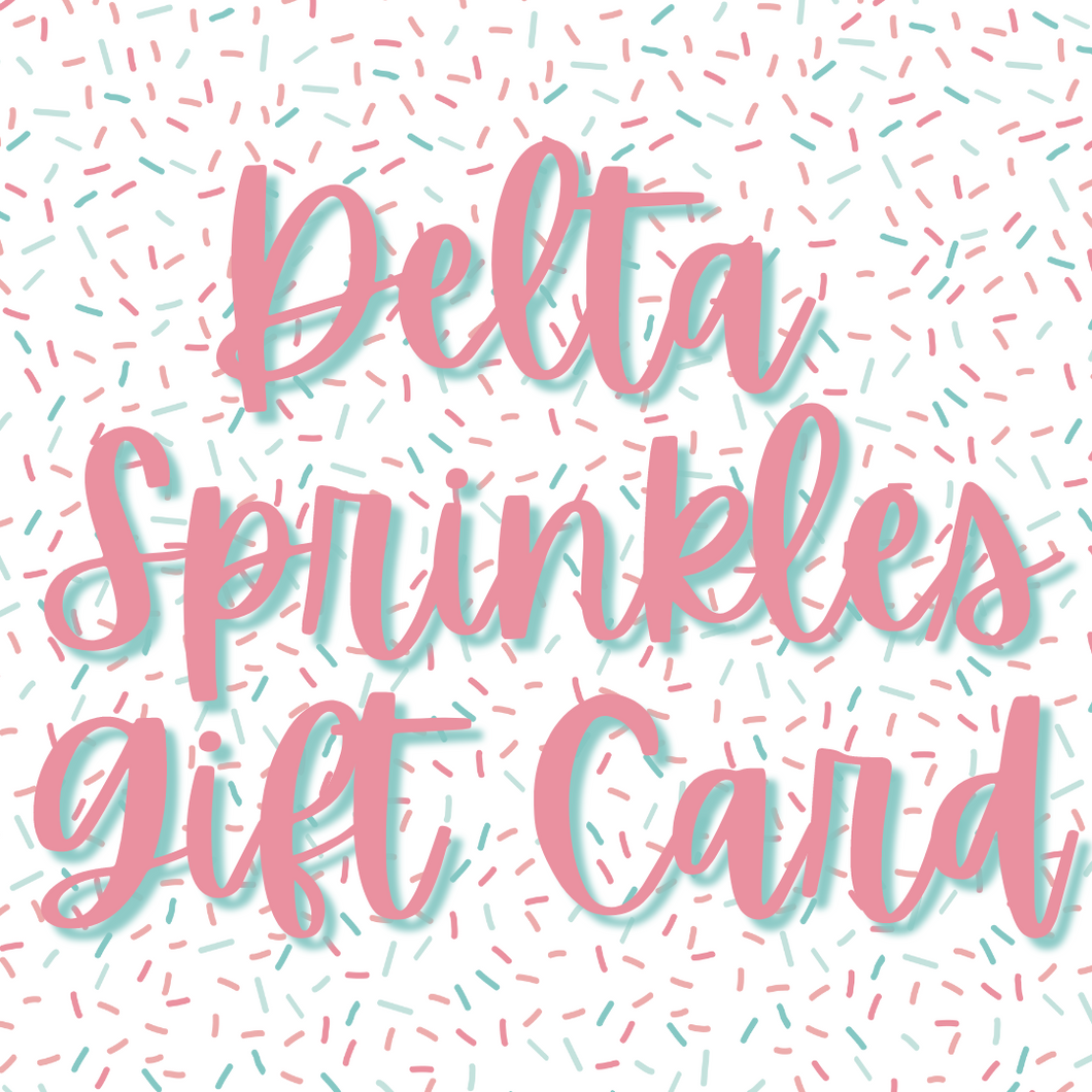 Delta Sprinkles Gift Card