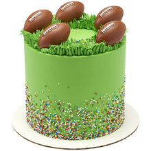 Load image into Gallery viewer, Football cupcake rings 12 pack
