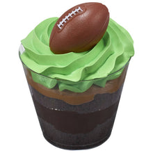 Load image into Gallery viewer, Football cupcake rings 12 pack
