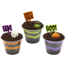 Load image into Gallery viewer, Halloween Greetings cupcake pick 12 pack
