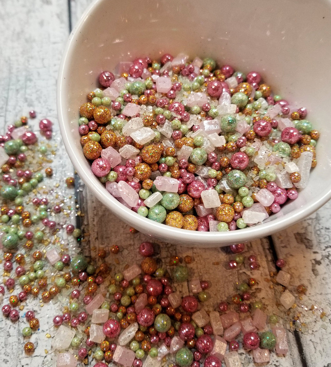 Vintage Christmas-edible sprinkles-4oz