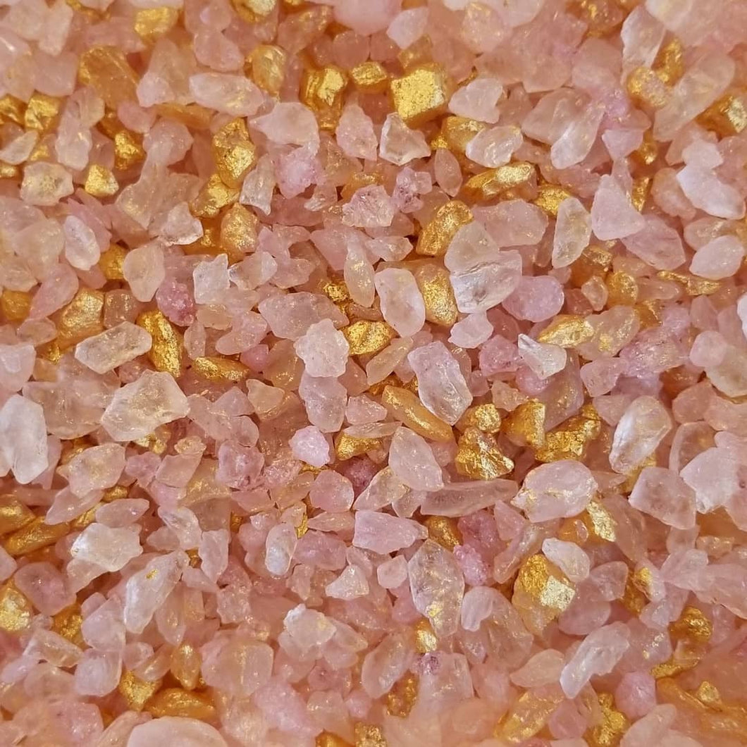 Pink & Gold Sugar Rocks