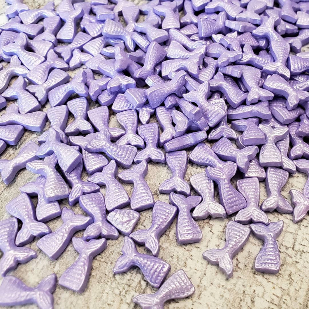 Purple Mermaid Tail Candy Shape