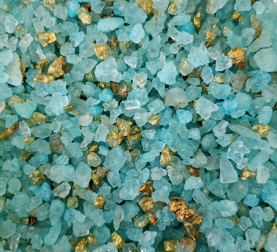 Blue & Gold Sugar Rocks