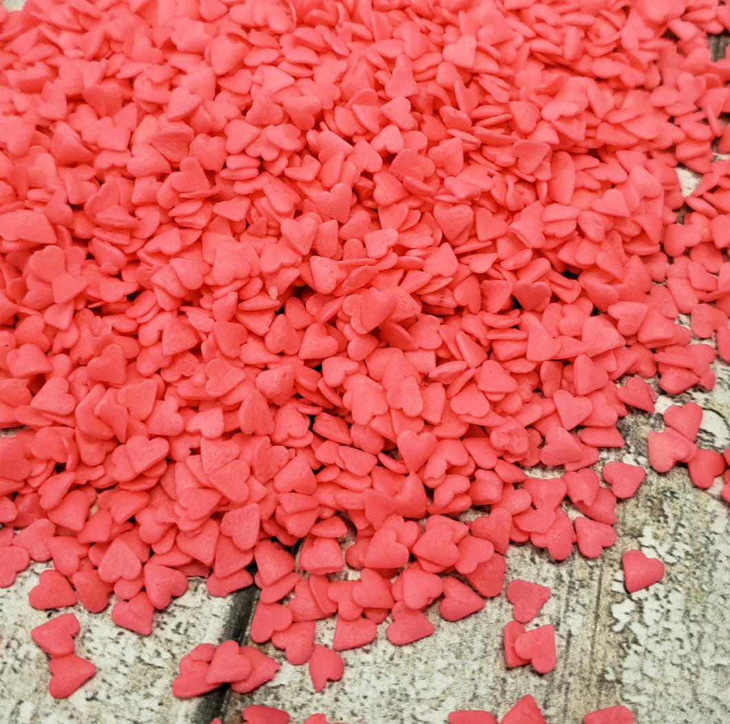 Pink Heart Confetti Sprinkles