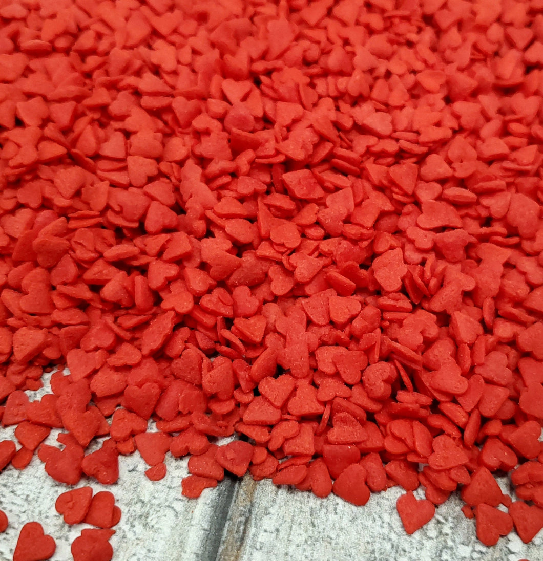 Red Heart Confetti Shape