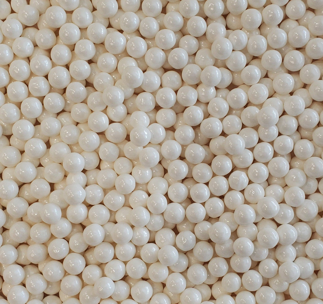 White Sugar Pearls 6MM