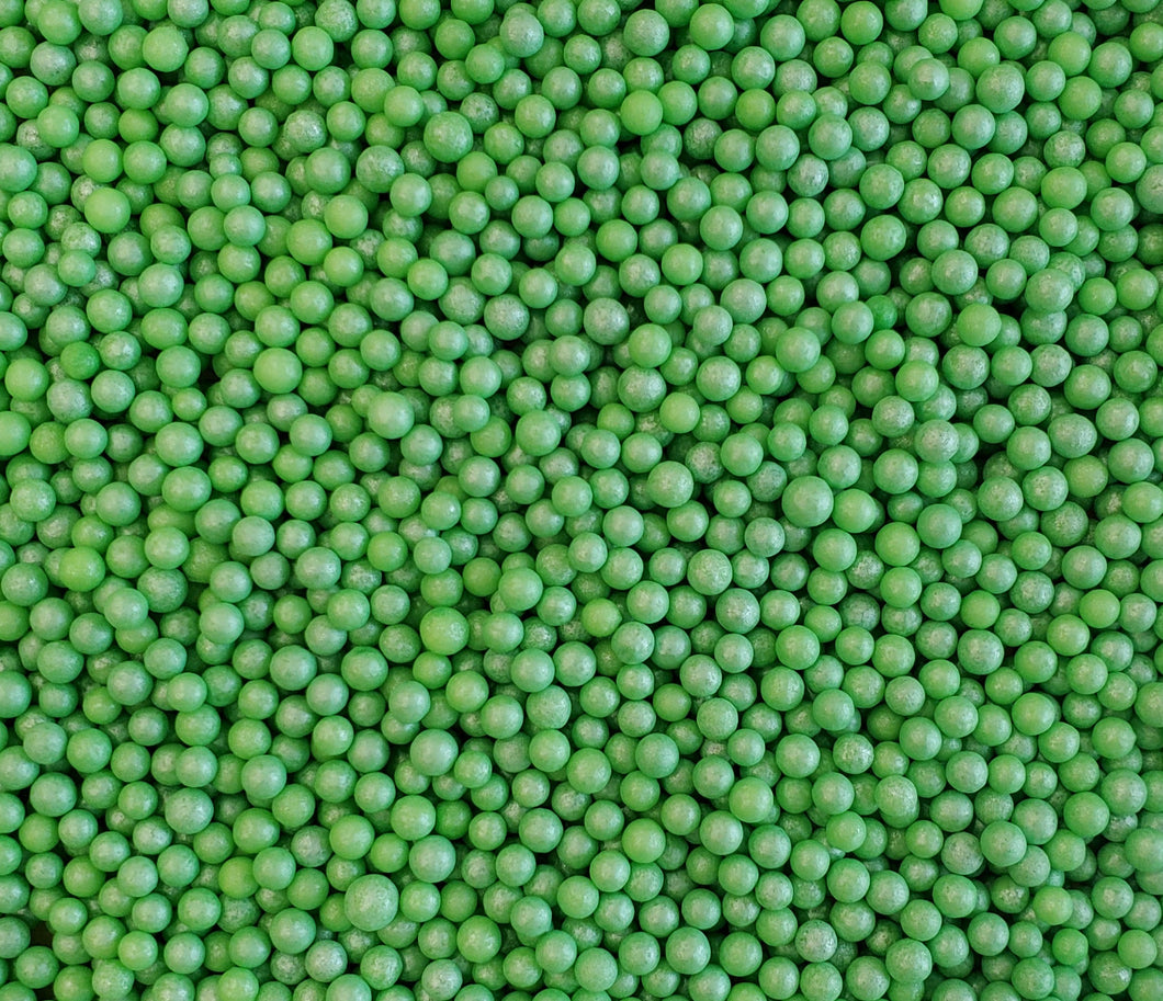 Lime Green Sugar Pearls 4MM