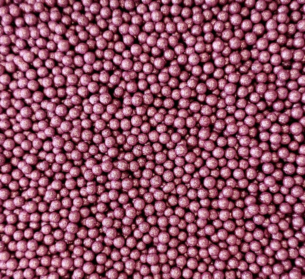 Sweet Pink Glitter Pearls 4MM