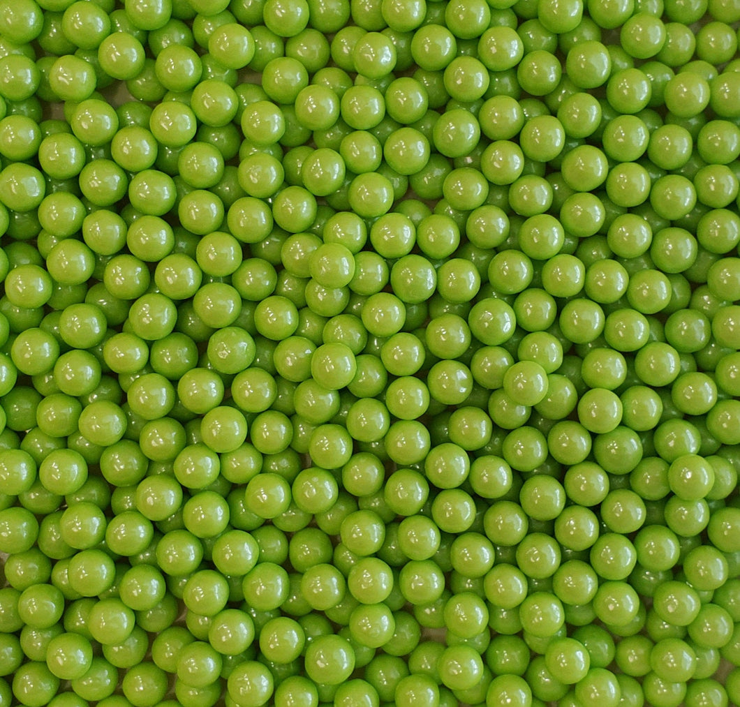 Lime Green Sugar Pearls 6MM