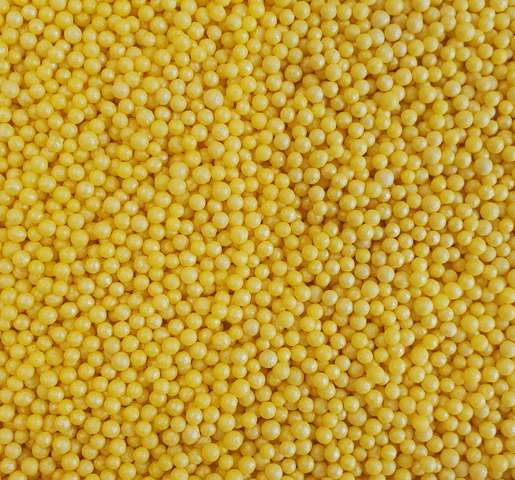 Yellow Sugar Pearls 4MM