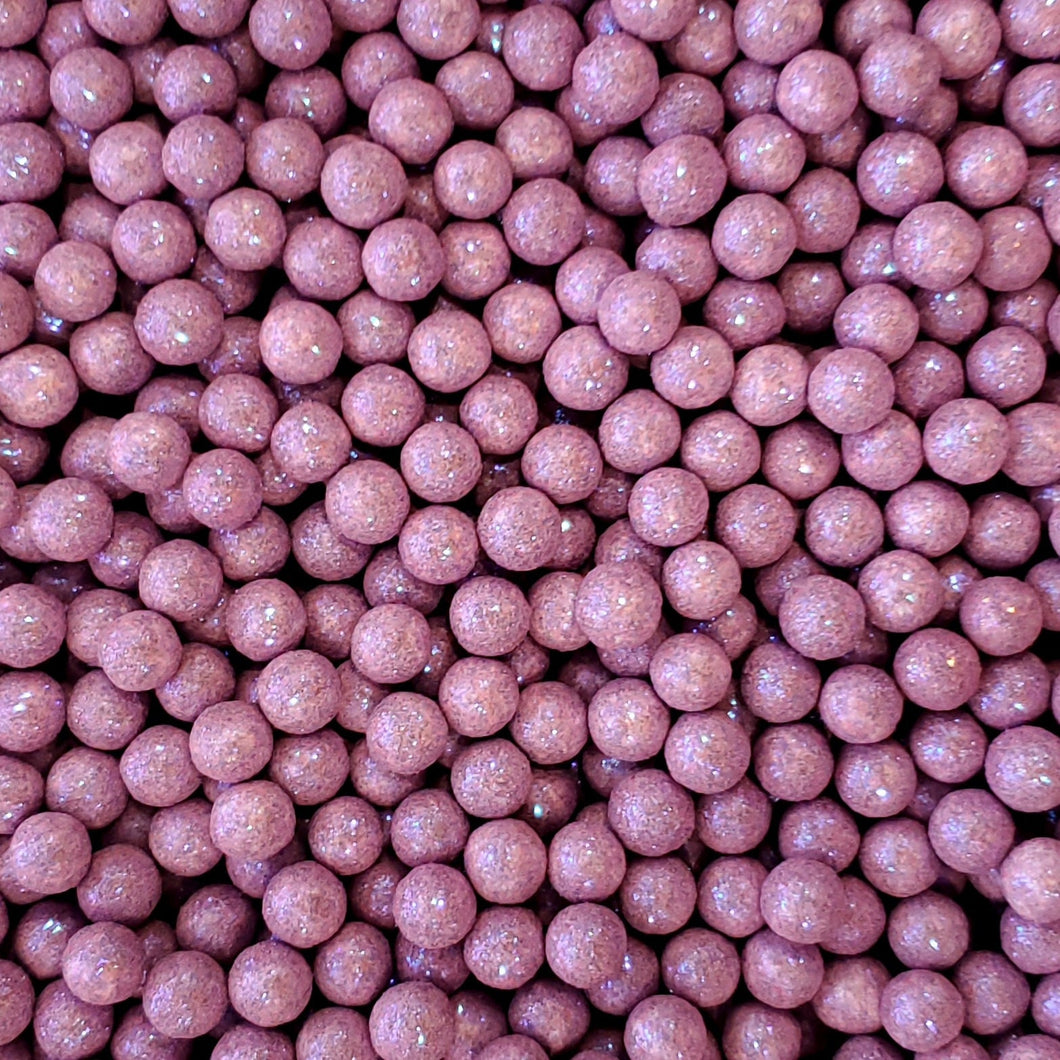 Pink Peony Glitter Pearls 6MM