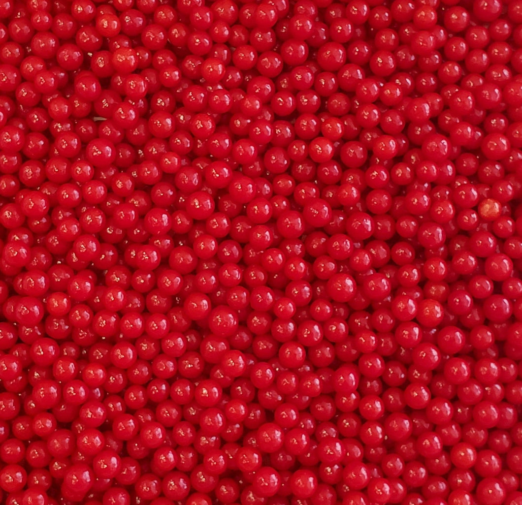 Red Sugar Pearls 4MM