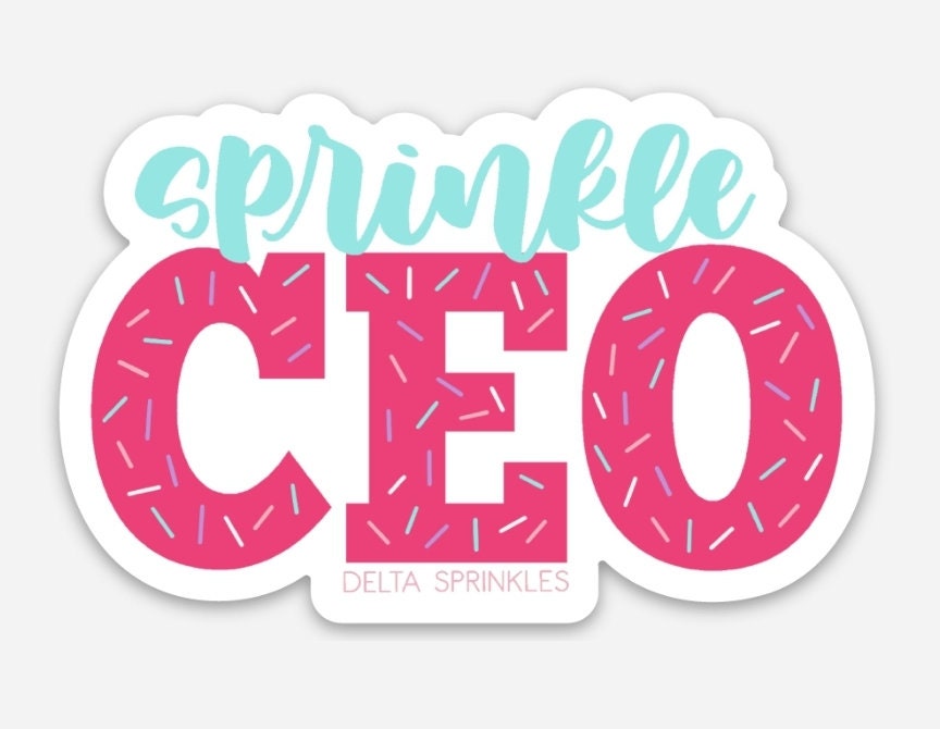 Sprinkle CEO Sticker