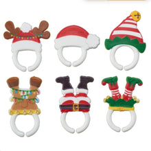 Load image into Gallery viewer, Whimsical Feet &amp; Hats cupcake rings 12 pack
